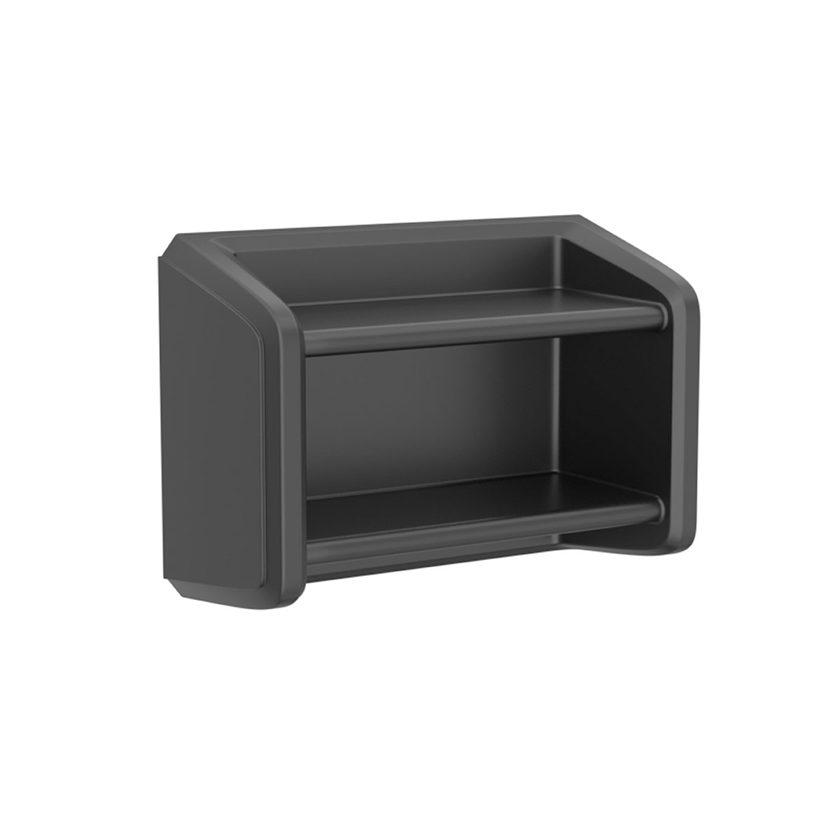 Endurance Wall 2 shelf Black