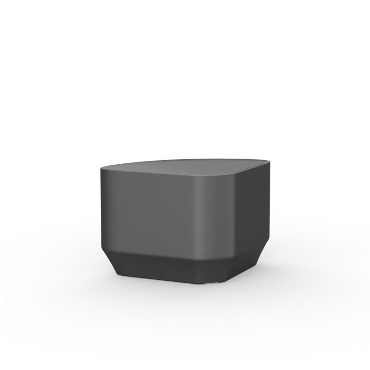 Endurance Wedge Side or End Table Black