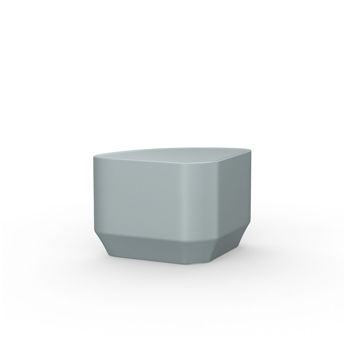 Endurance Wedge Side or End Table Gray