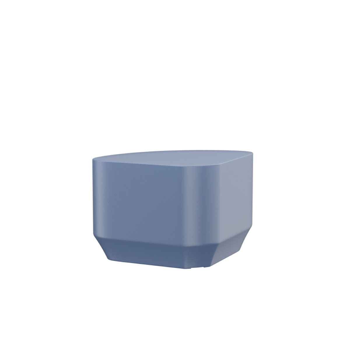 Endurance Wedge Side or End Table with Ballast Door Midnight Blue