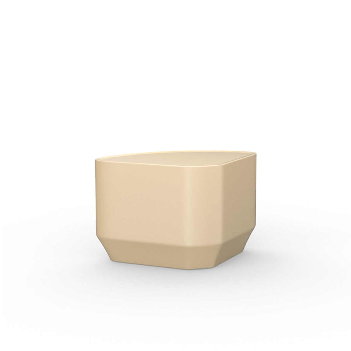 Endurance Wedge Side or End Table with Ballast Door Sand
