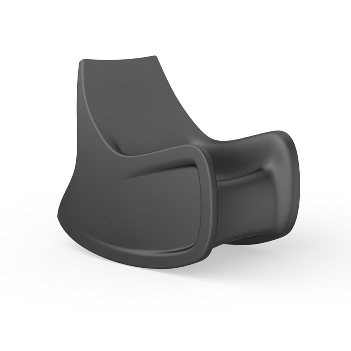 Radial Rocker with Access Door Black