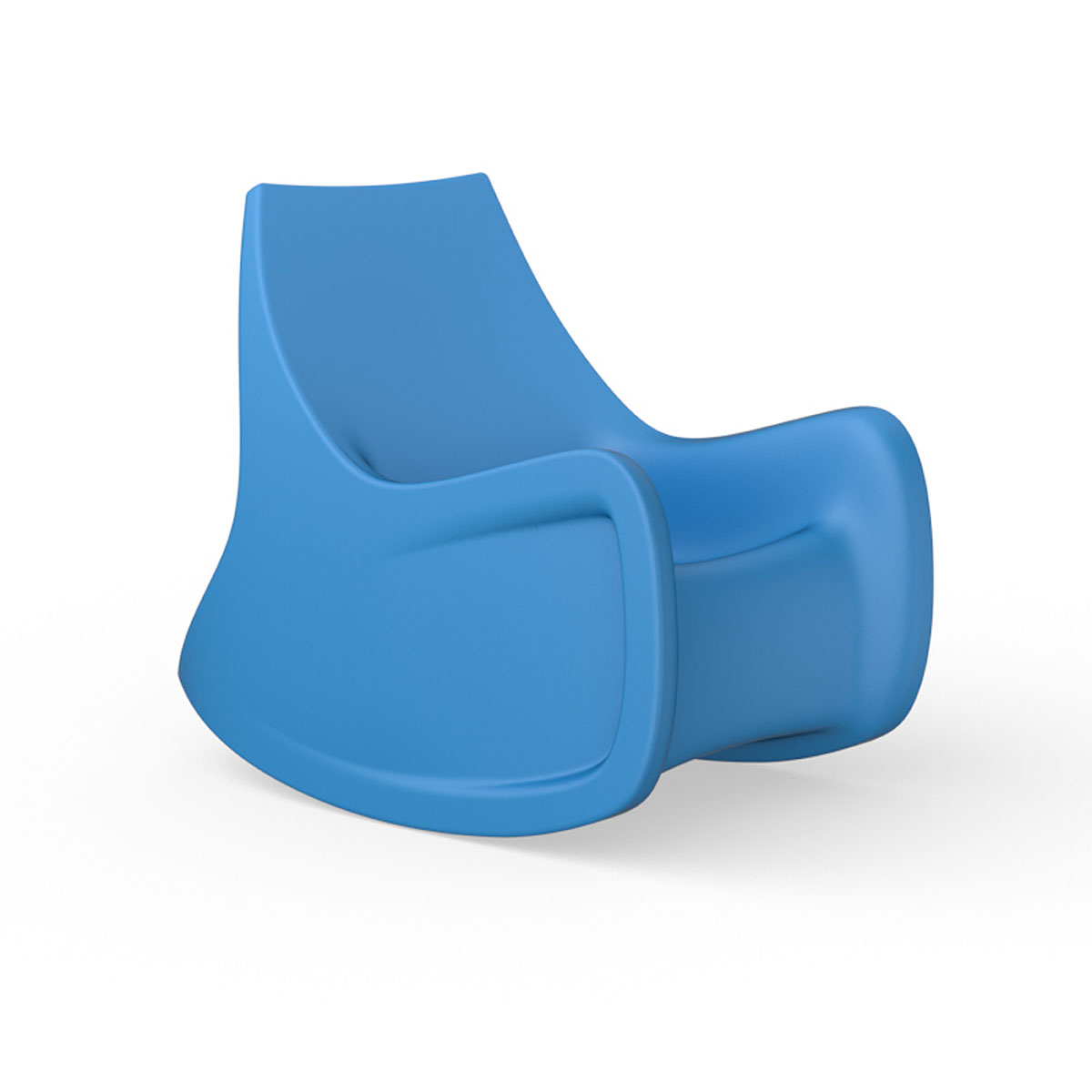 Radial Rocker with Access Door Slate Blue