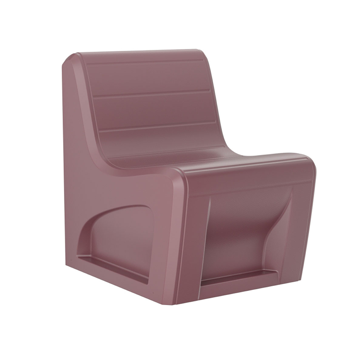 Sync Slim Chair with Ballast Door Burgundy