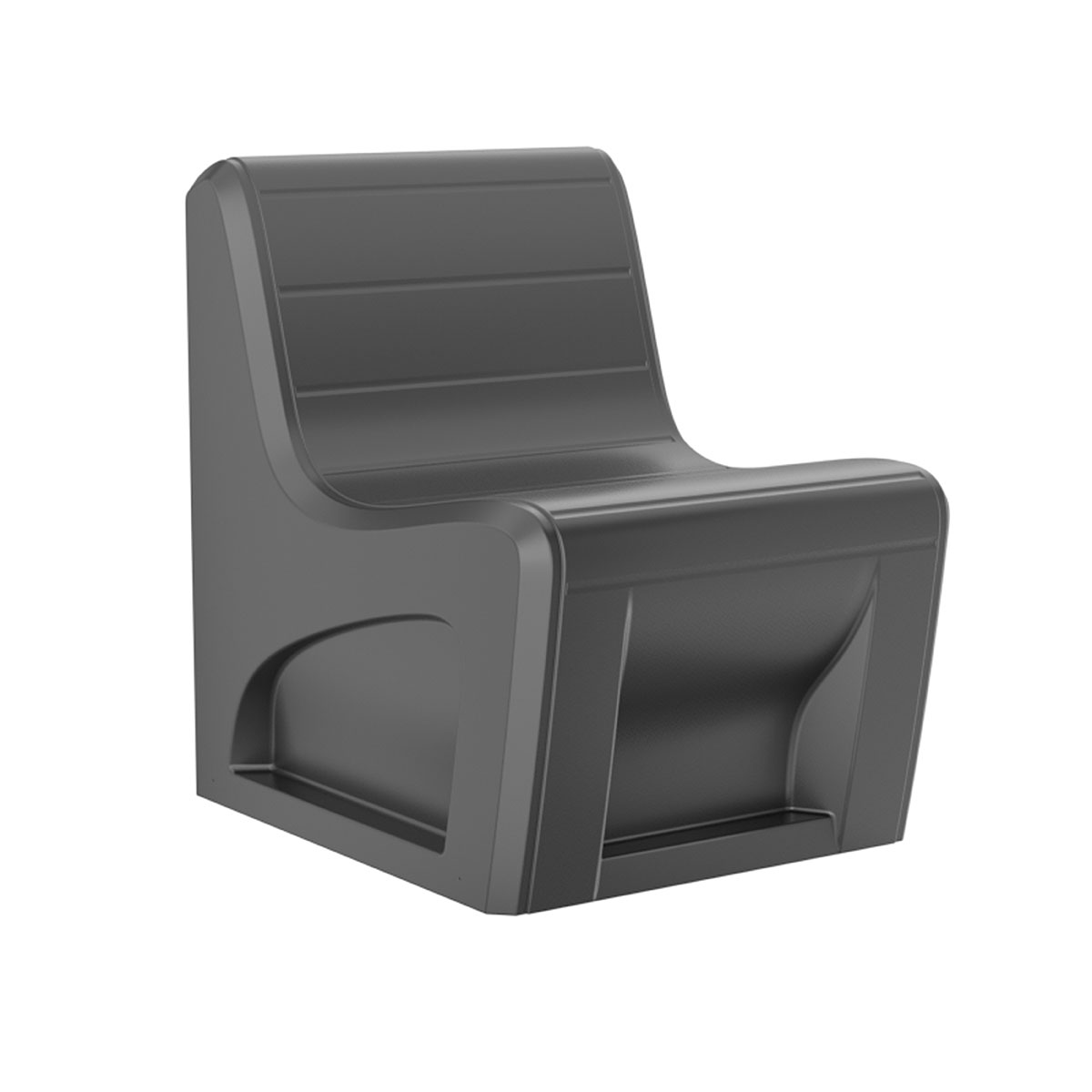 Sync Slim Chair with Ballast Door Black