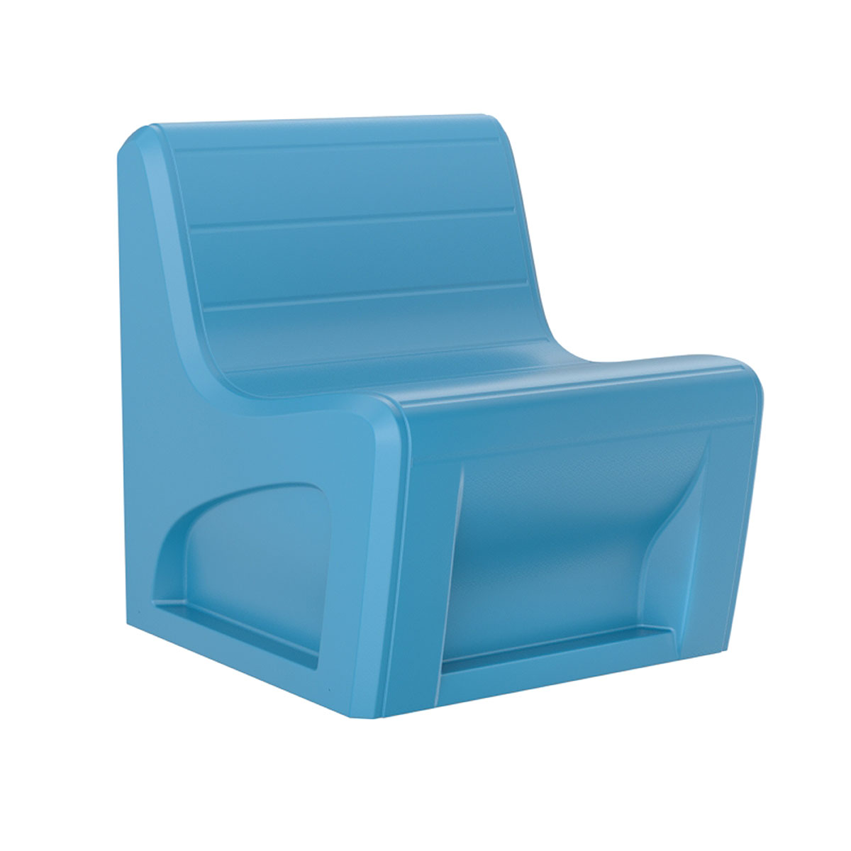 Sync Slim Chair with Ballast Door Slate Blue
