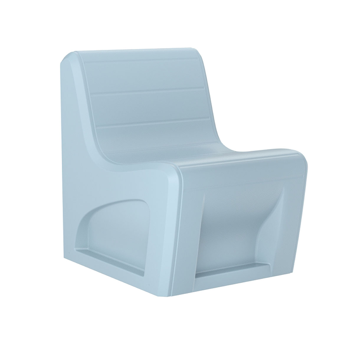 Sync Slim Chair with Ballast Door Blue Gray