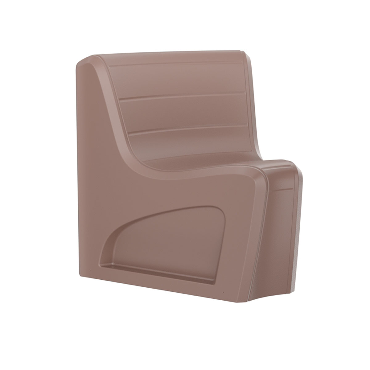 Sync Wedge Chair with Ballast Door Brown