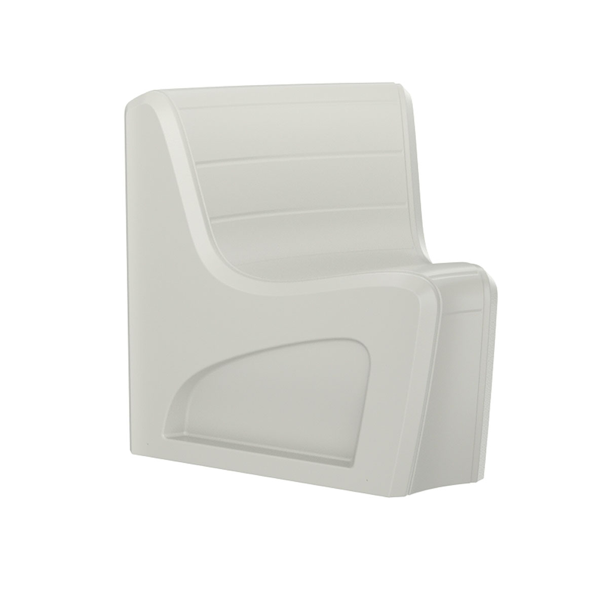 Sync Wedge Chair with Ballast Door  Stone Gray