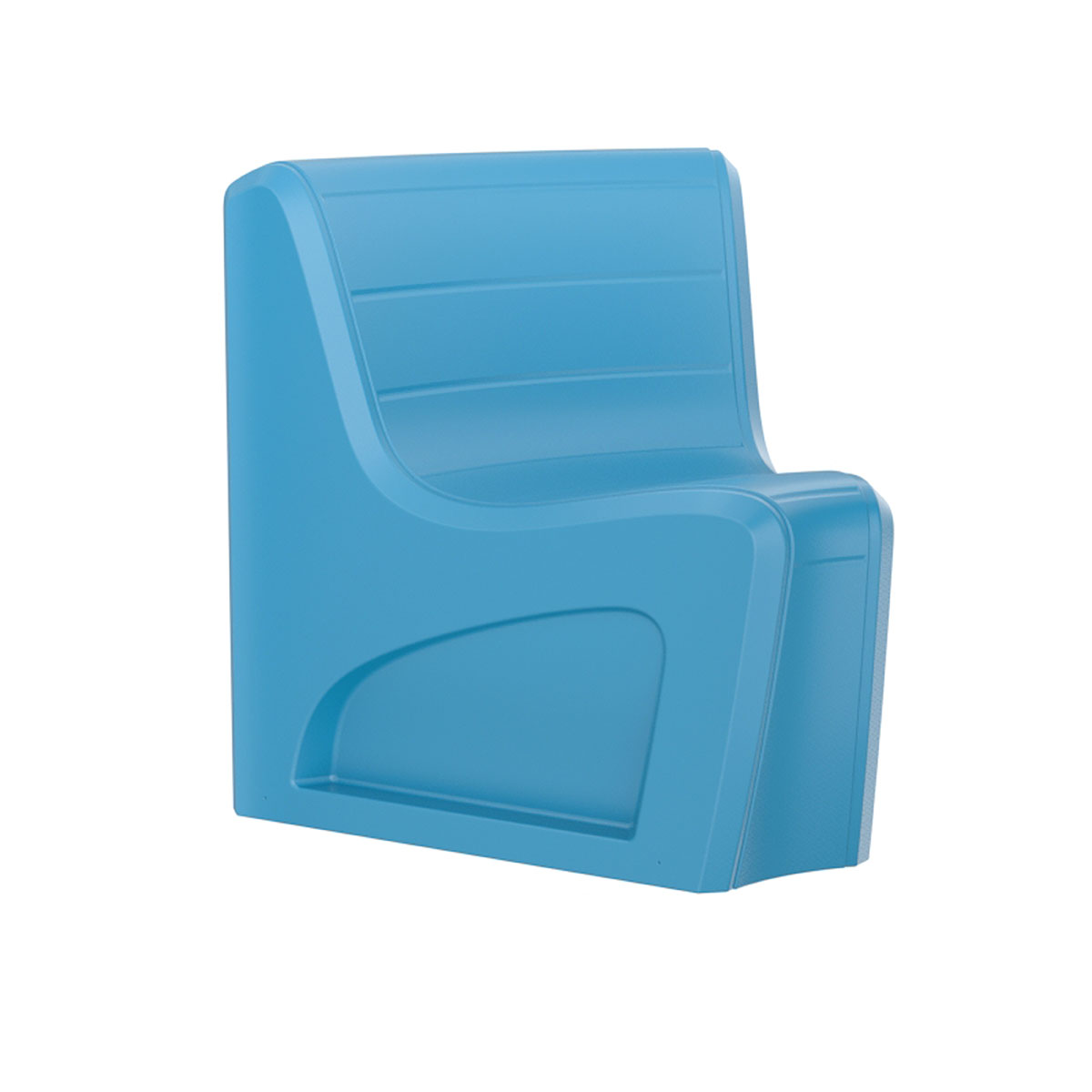 Sync Wedge Chair with Ballast Door Slate Blue