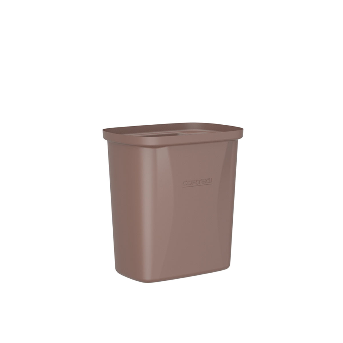 Trash Can Flame Retardant 10 quart Brown Pack of 6