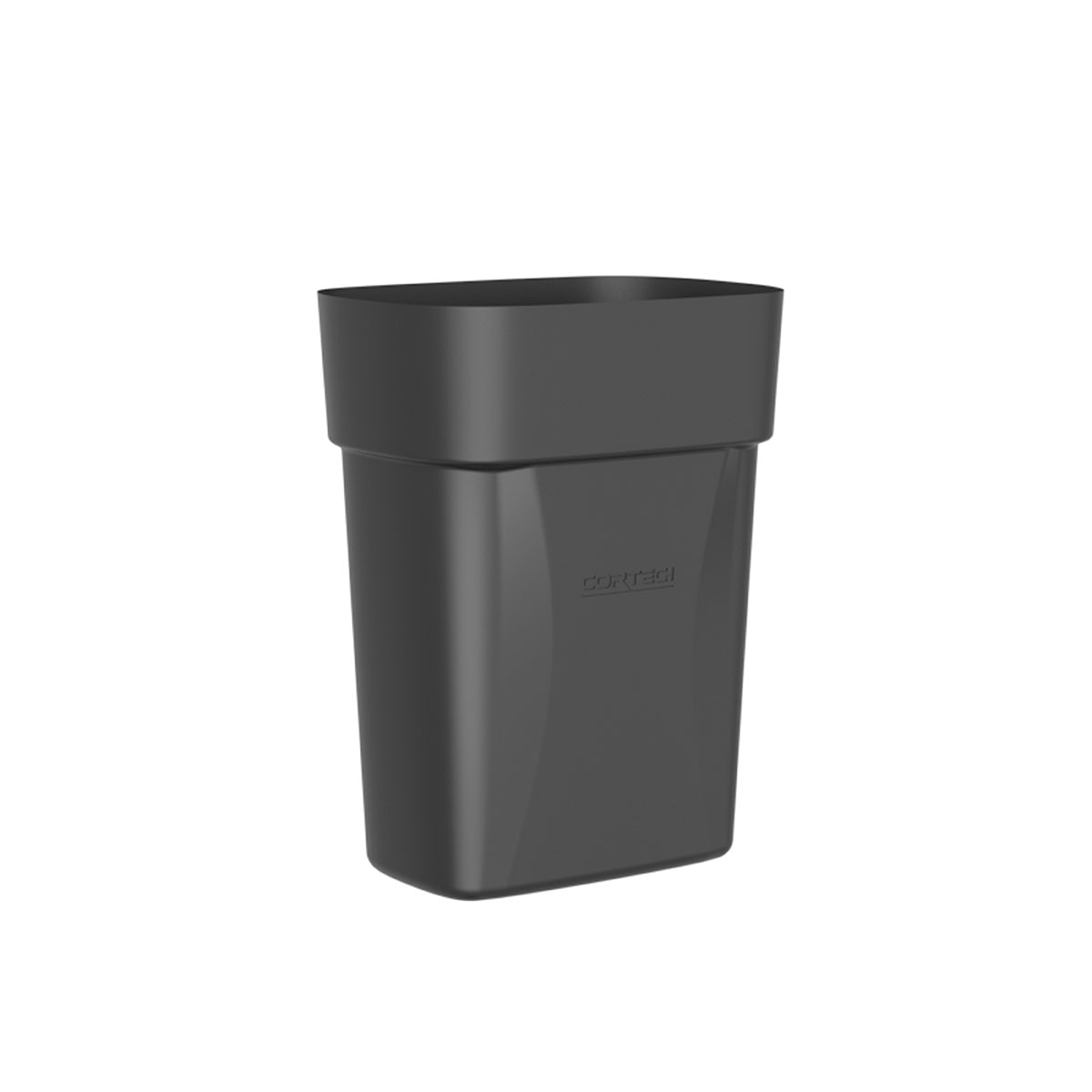 Trash Can Flame Retardant 14 quart Black Pack of 6