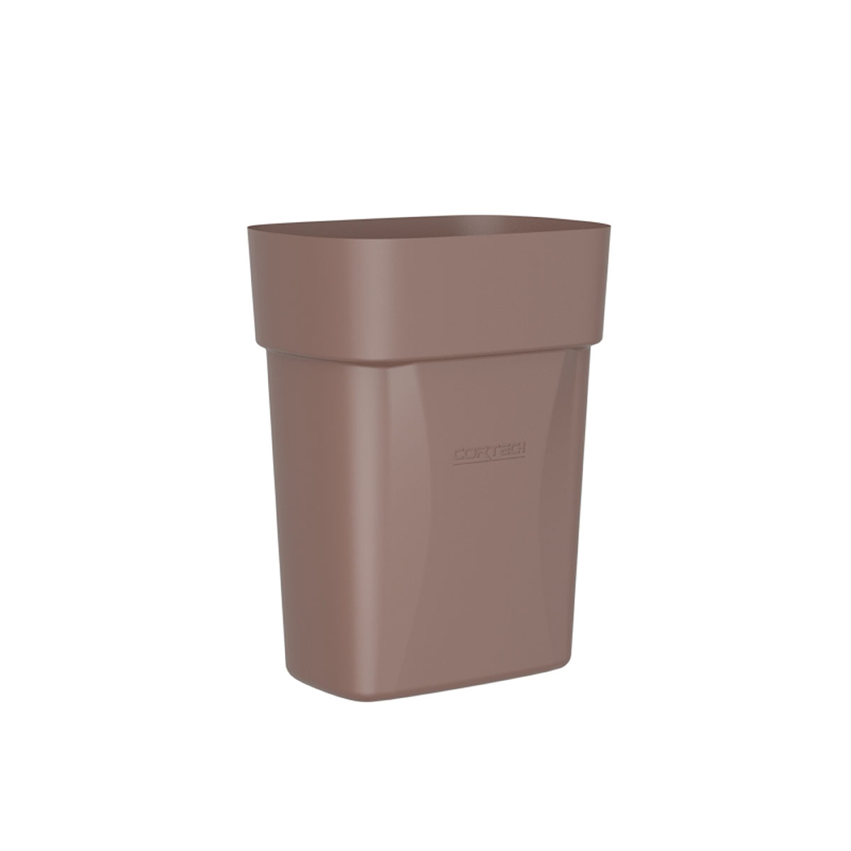 Trash Can Flame Retardant 14 quart Brown Pack of 6