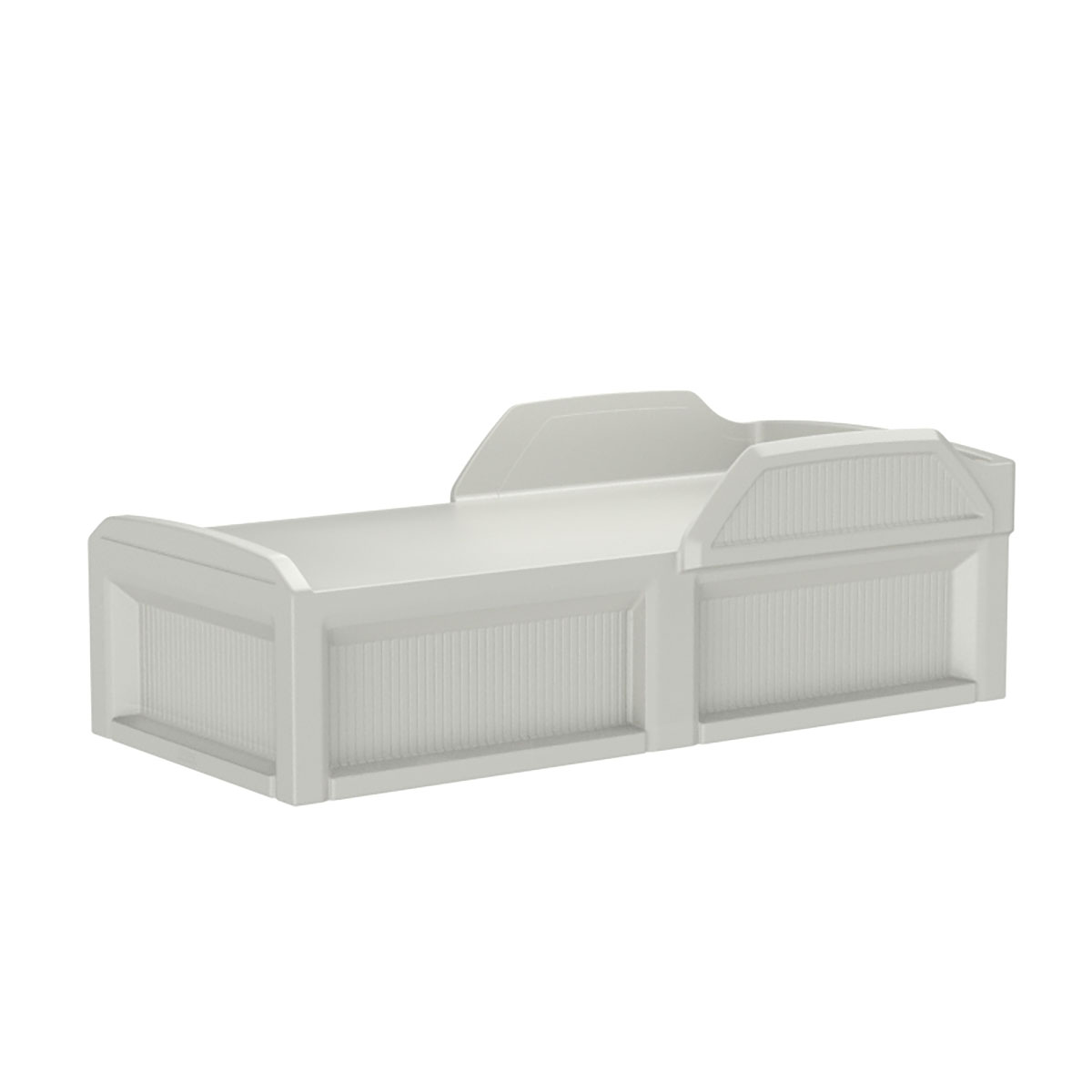 Solstice Safetyguard Bed with 3 Doors Stone Gray