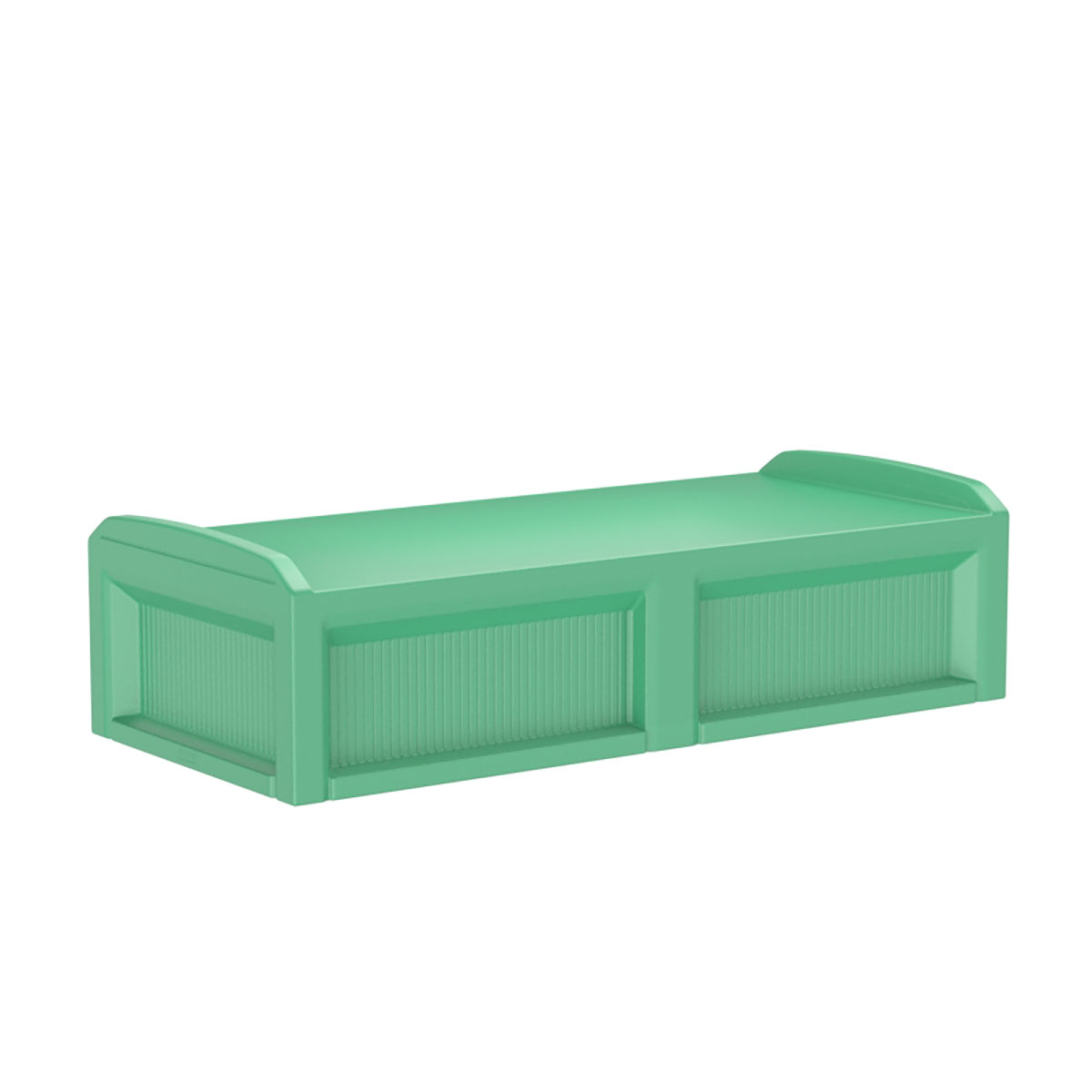 Solstice Bed with 3 Doors Green