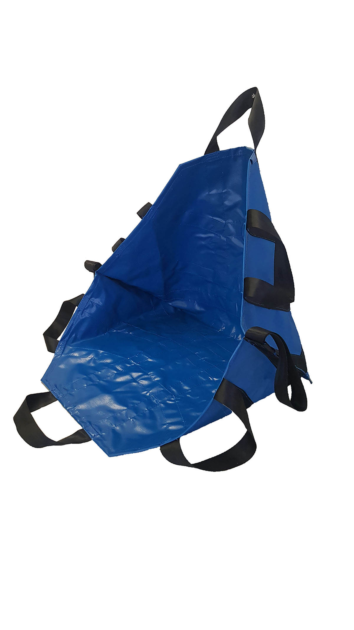 Portable Transport Seat/Chair All Impervious w/8 Handles Royal Blue