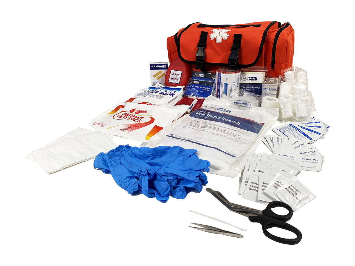 First Aid Kit Economic Cab Bag 13 x 9 x6 Orange