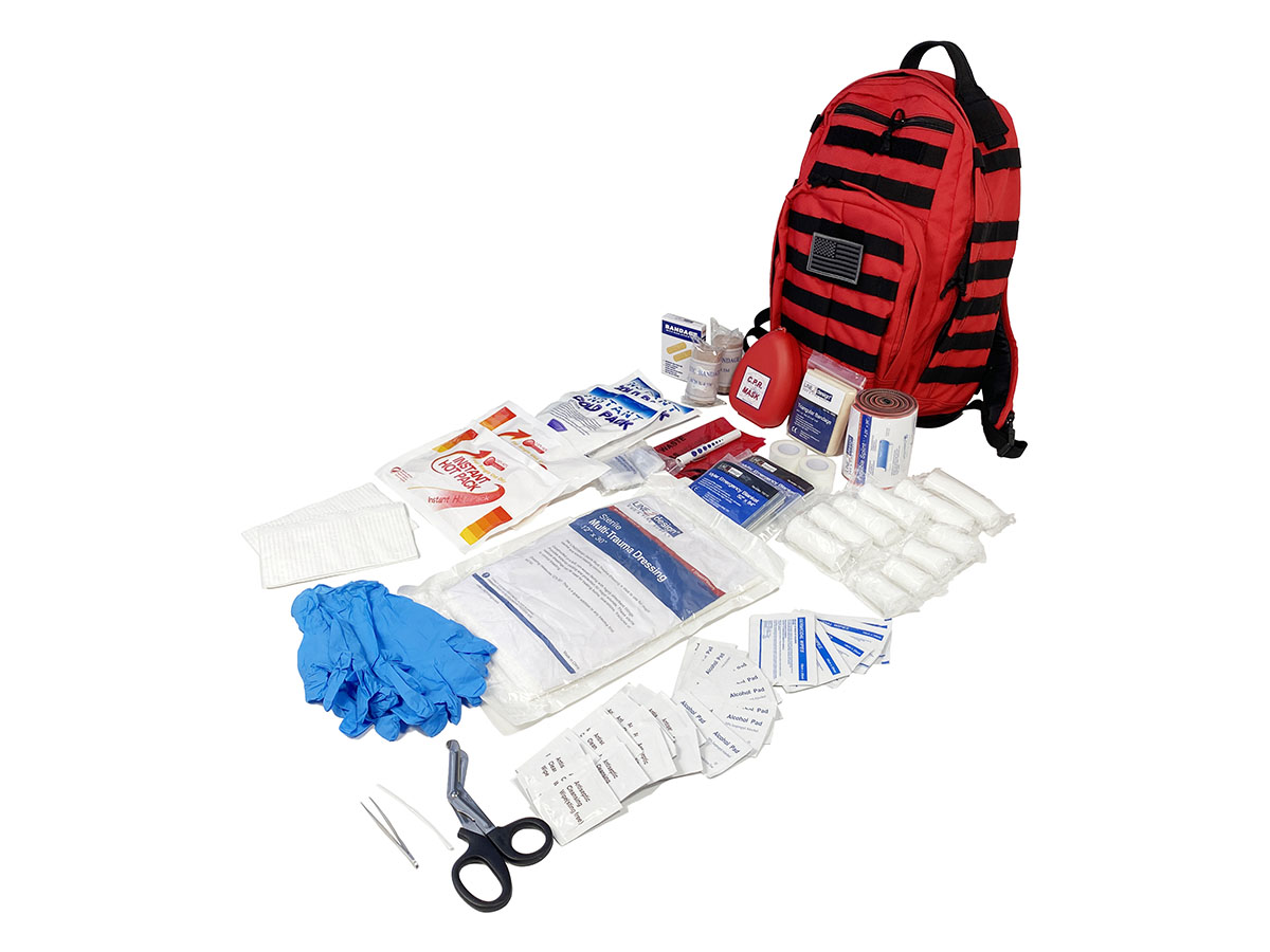 First Aid Kit Standard Assault Pack 16 x 11 x 9 Red