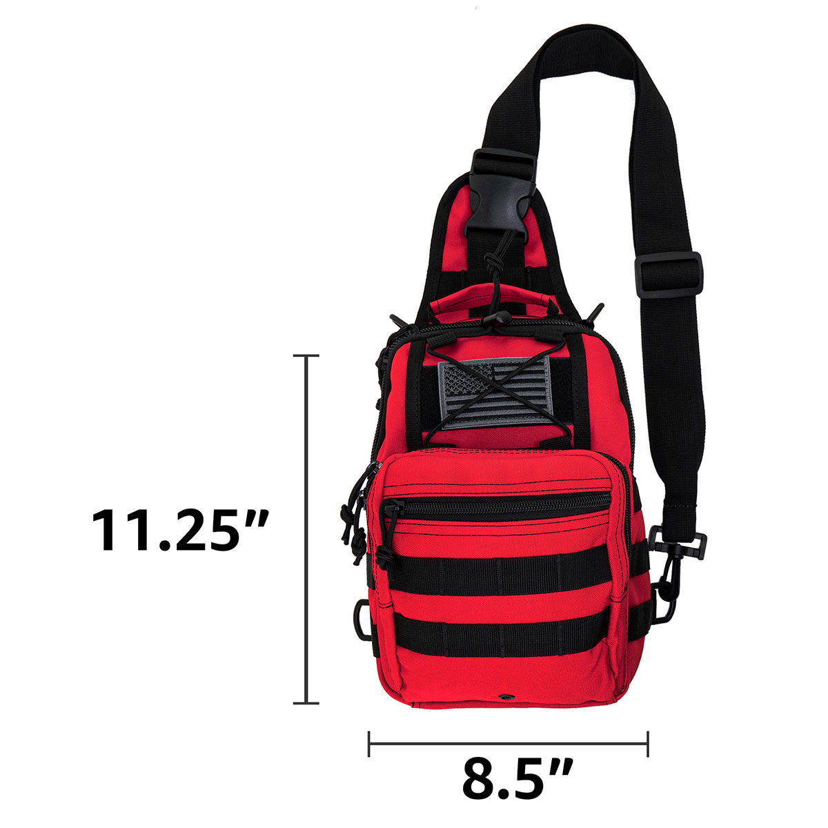 Sling Backpack 12 x 9 x 6.5 Red