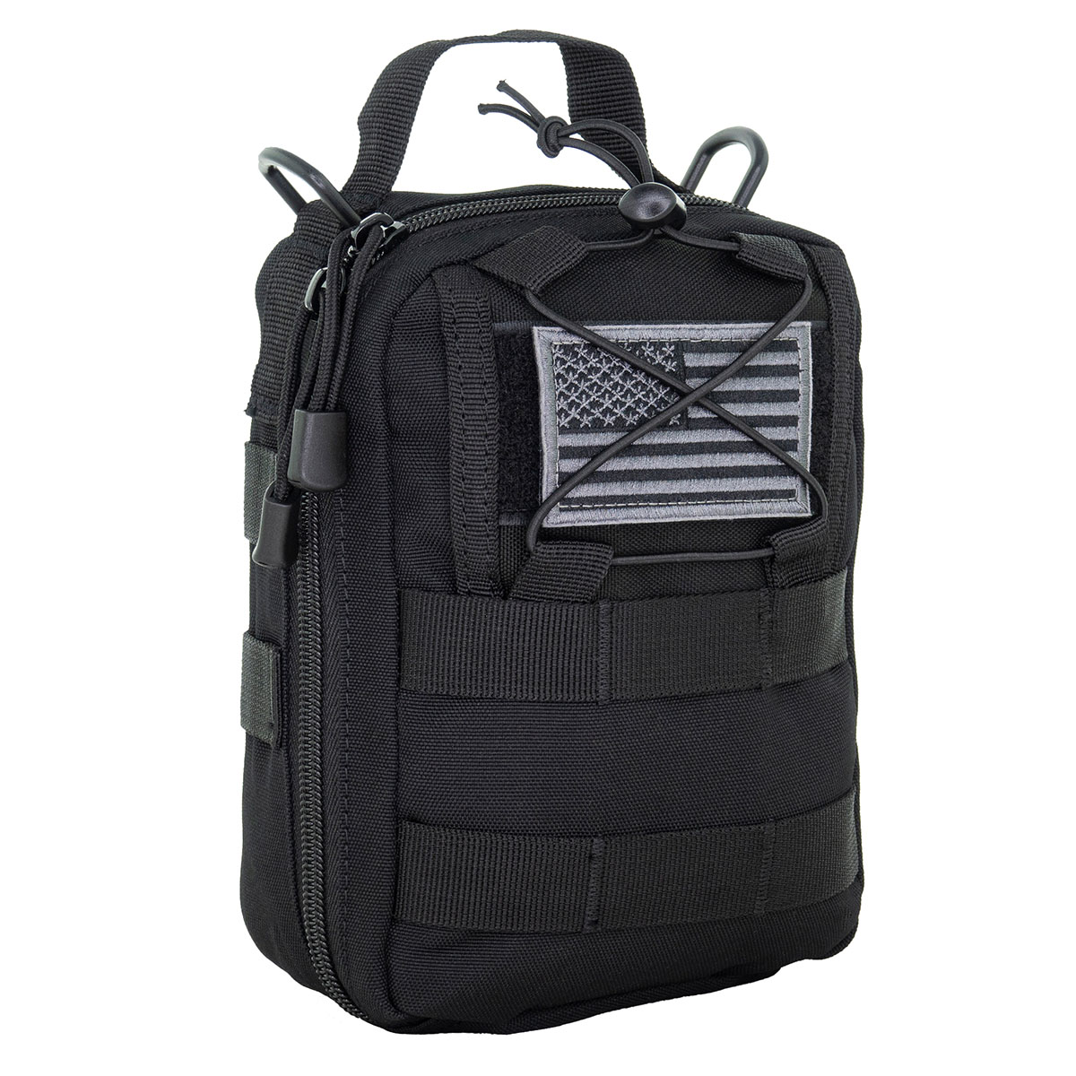 Molle Bleeding Control Bag 6.5 x 3 x 8 Black