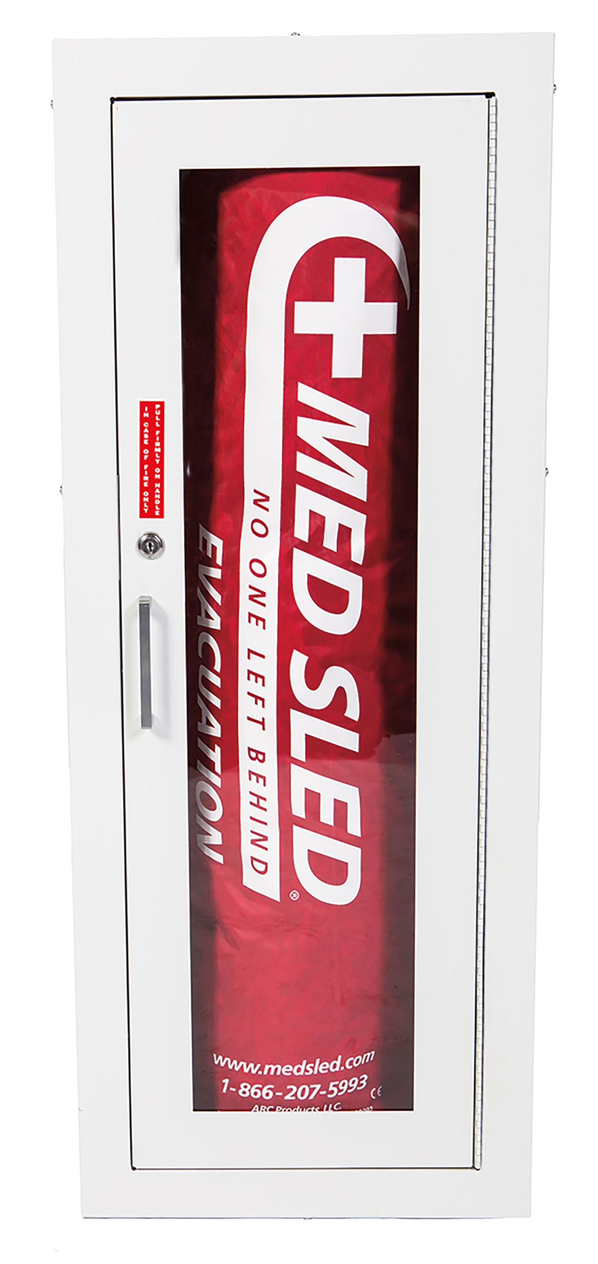 Med Sled Steel Case Storage Device for 1x Standard 36 Adult Sled or 1x Youth 28 Sled