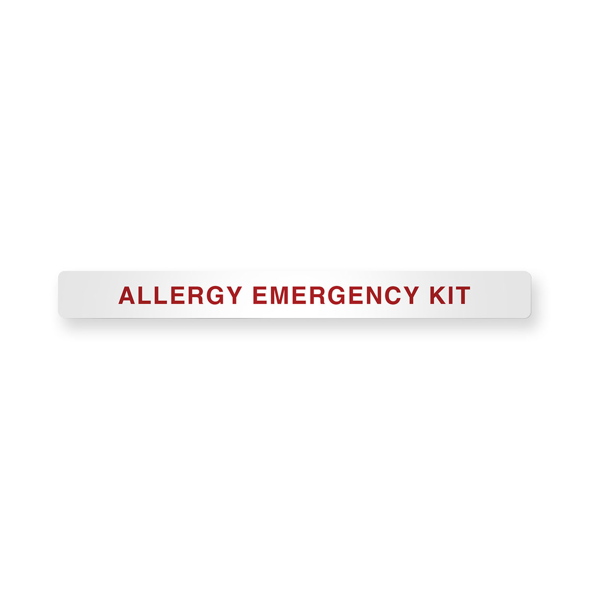 Magnetic Cabinet Label Allergy Emergency Kit
