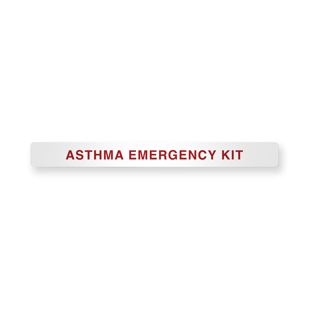 Magnetic Cabinet Label Asthma Emergency Kit