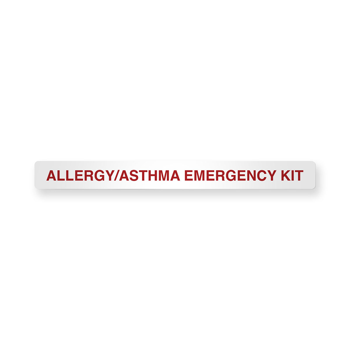Magnetic Cabinet Label Allergy/Asthma Emergency Kit