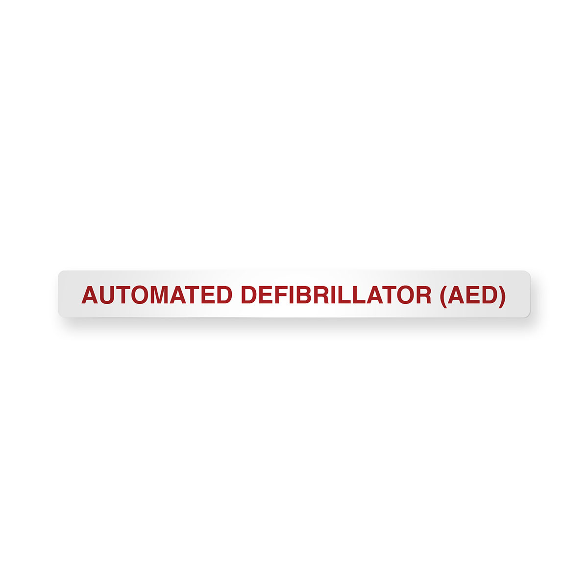 Magnetic Cabinet Label Automated Defibrillator (AED)