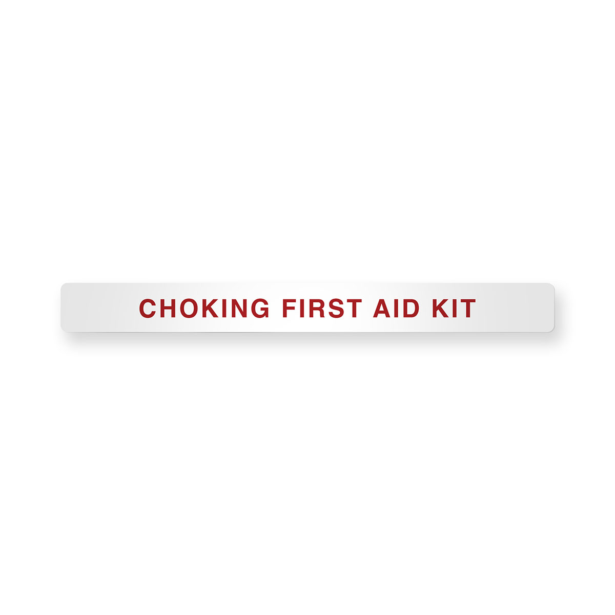 Magnetic Cabinet Label Choking First Aid Kit