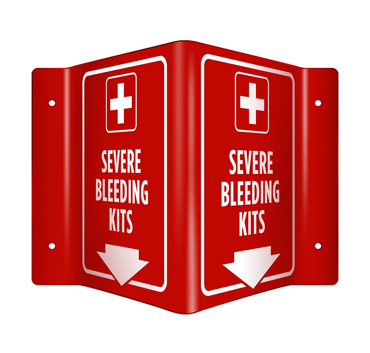 Severe Bleeding Kits 3D Sign