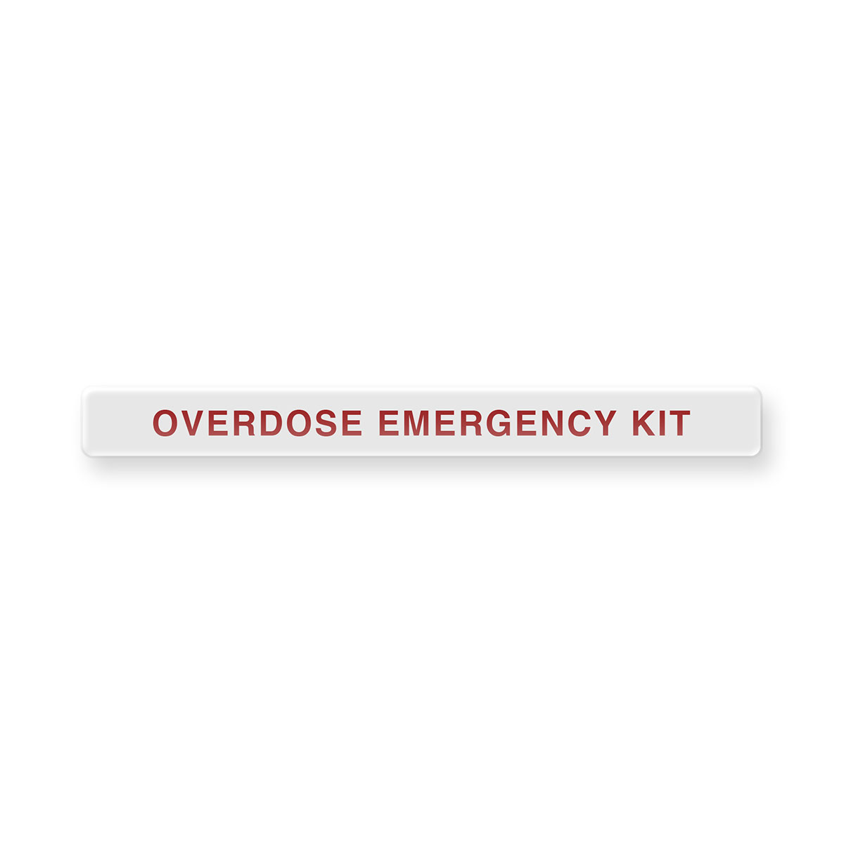 Clean-Remove Adhesive Dome Label Overdose Emergency Kit