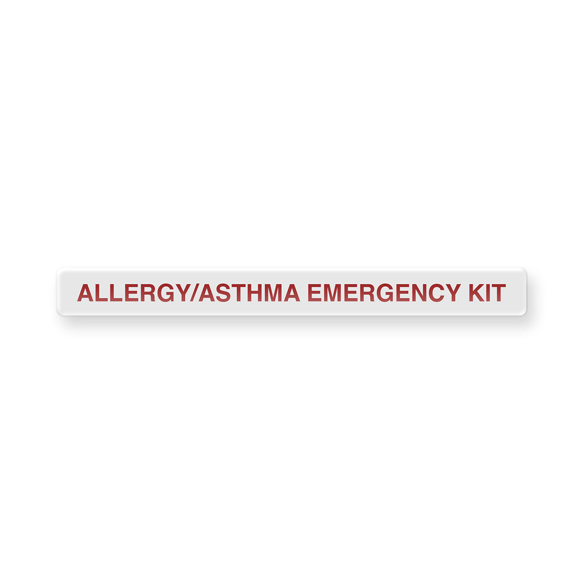 Clean-Remove Adhesive Dome Label Allergy/Asthma Emergency Kit