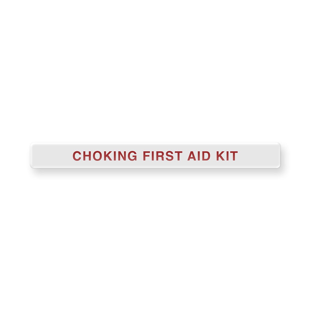 Clean-Remove Adhesive Dome Label Choking First Aid Kit