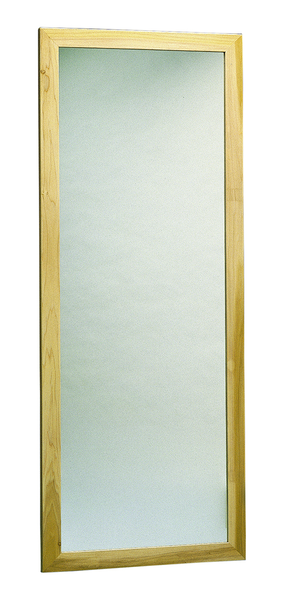 Glass mirror wall mount vertical 28 W x 75 H