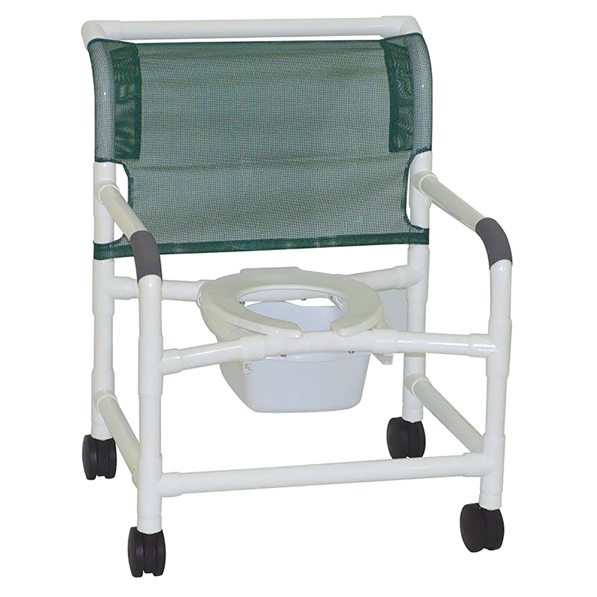 MJM International extra-wide shower chair (26) twin casters (4)