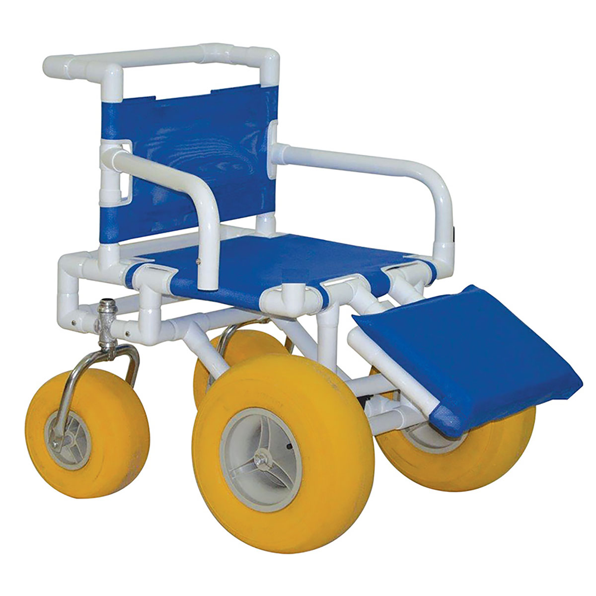All terrain chair - 20 internal width - safety belt - elevated leg rest