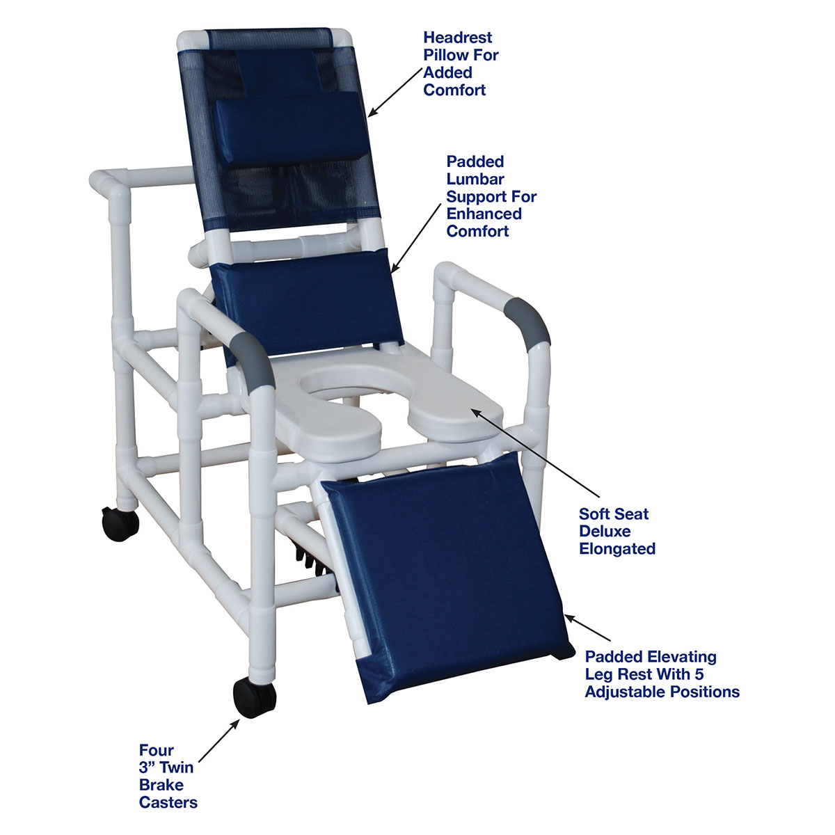 MJM International reclining shower chair (20)