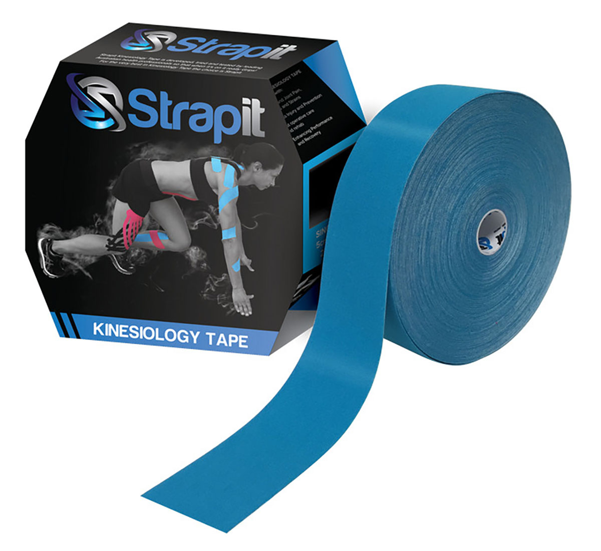 Strapit Kinesiology Tape 2 in x 34 yds Blue