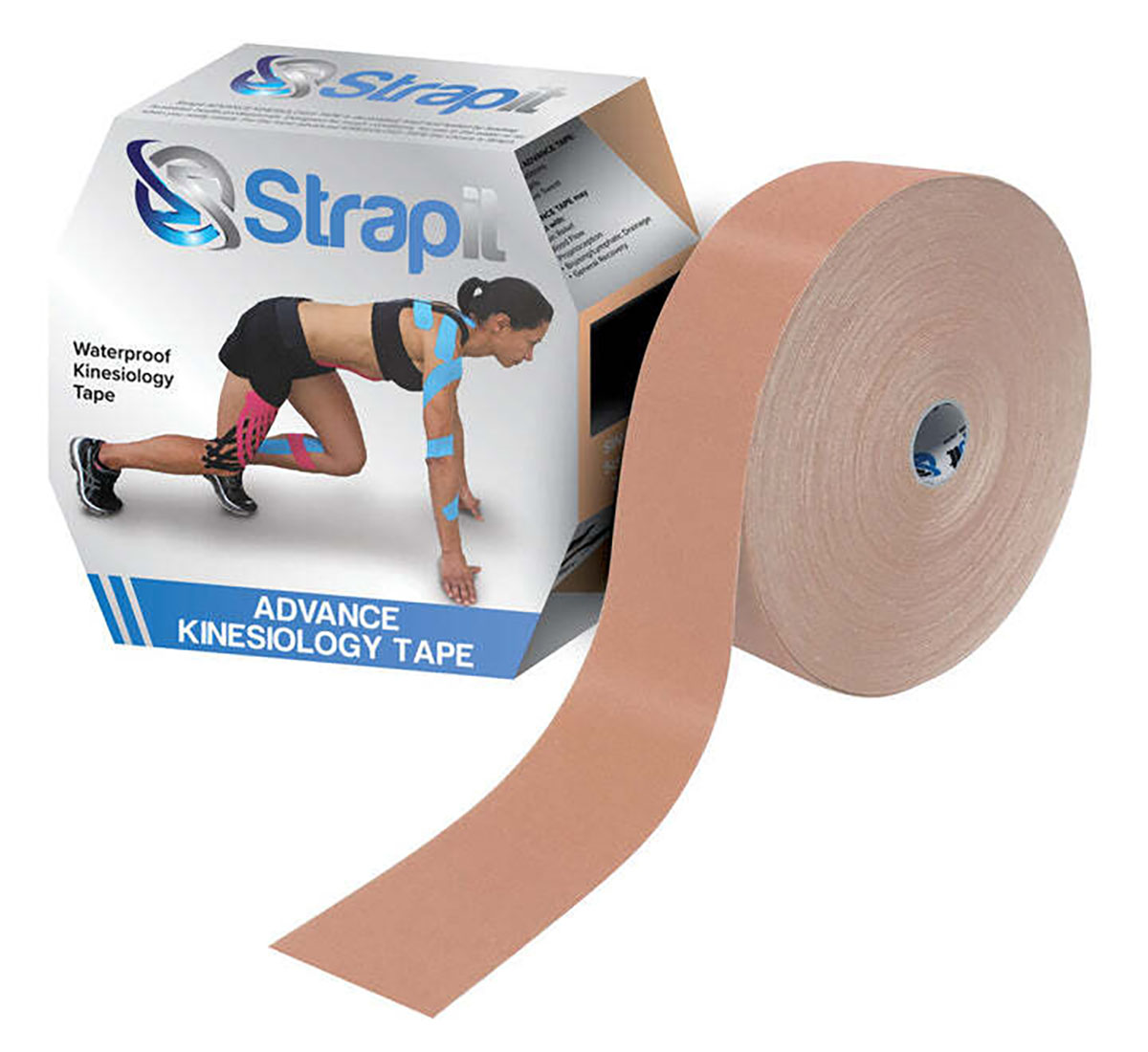 Strapit Advance Kinesiology Tape 2 in x 34 yds Blue