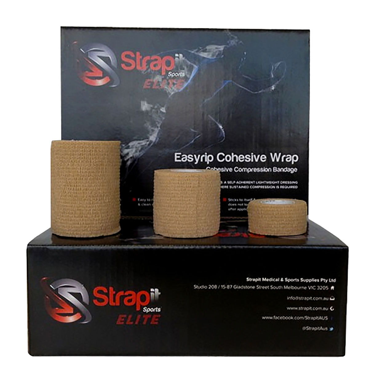 Strapit Professional Cohesive Bandage LF 2 in x 11 yds Box of 12