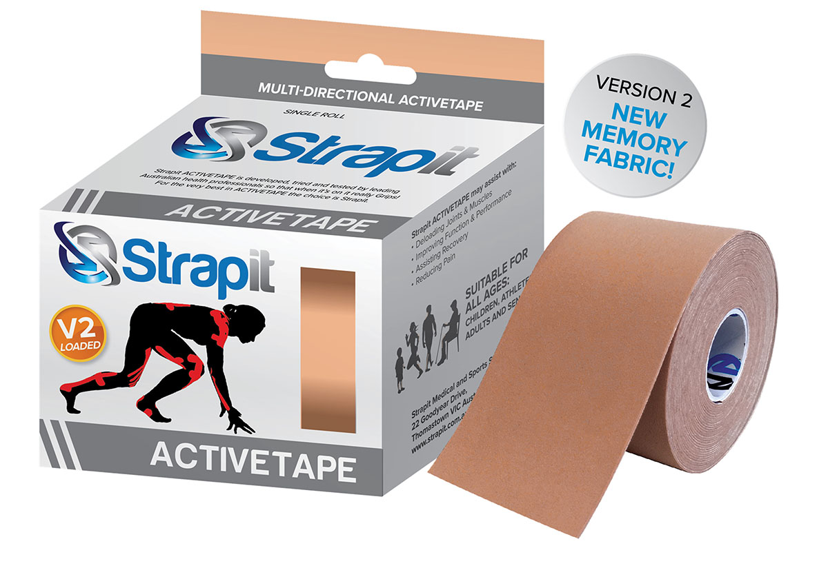 Strapit Activetape V2 with Memory Fabric 3 in x 5.5 yds Flesh