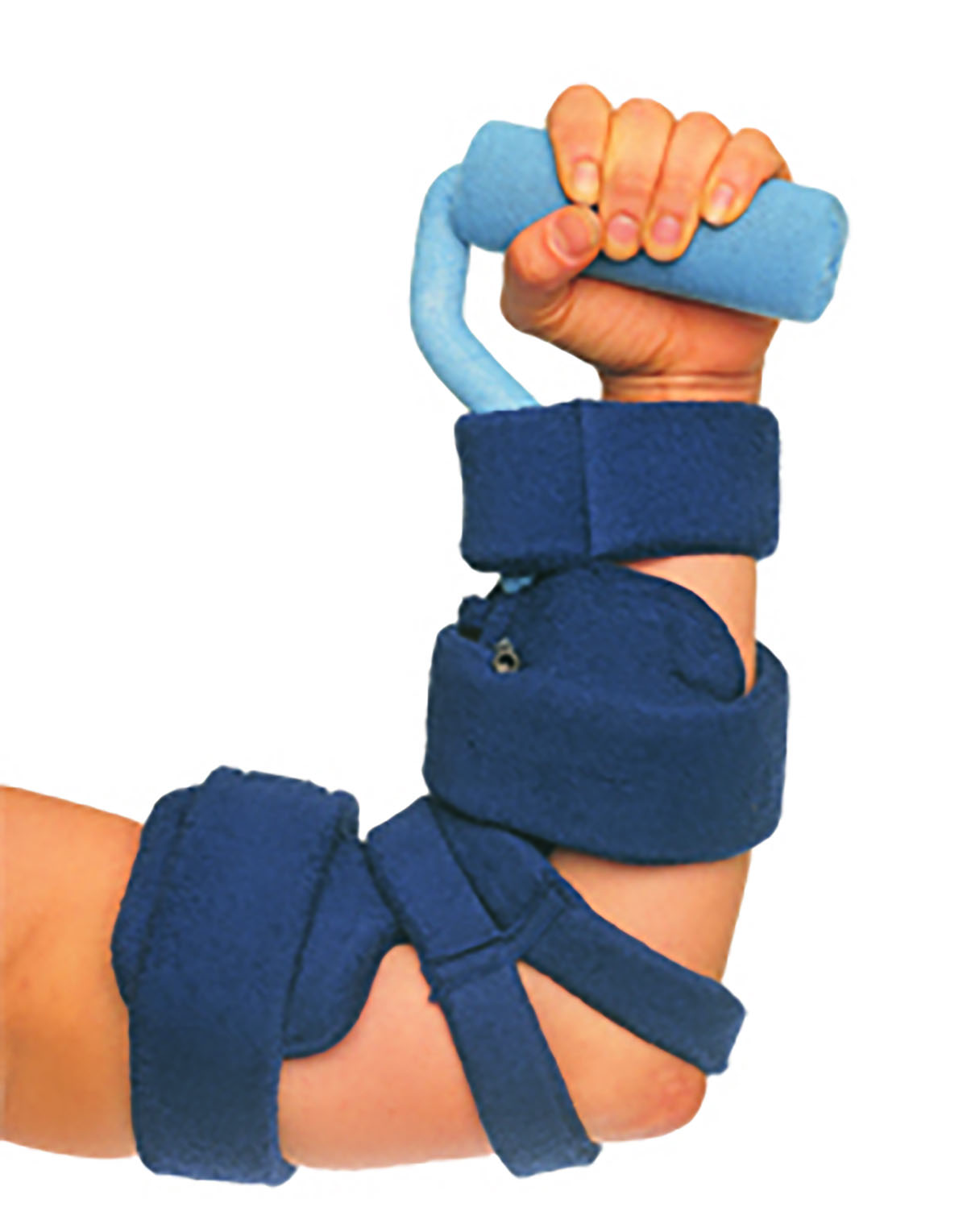 Comfy Splints Combination Elbow-Hand Orthosis Goniometer with Hand Roll