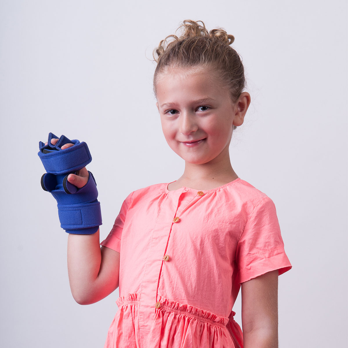 Comfyprene Hand/Thumb Orthosis Pediatric Light Blue Medium