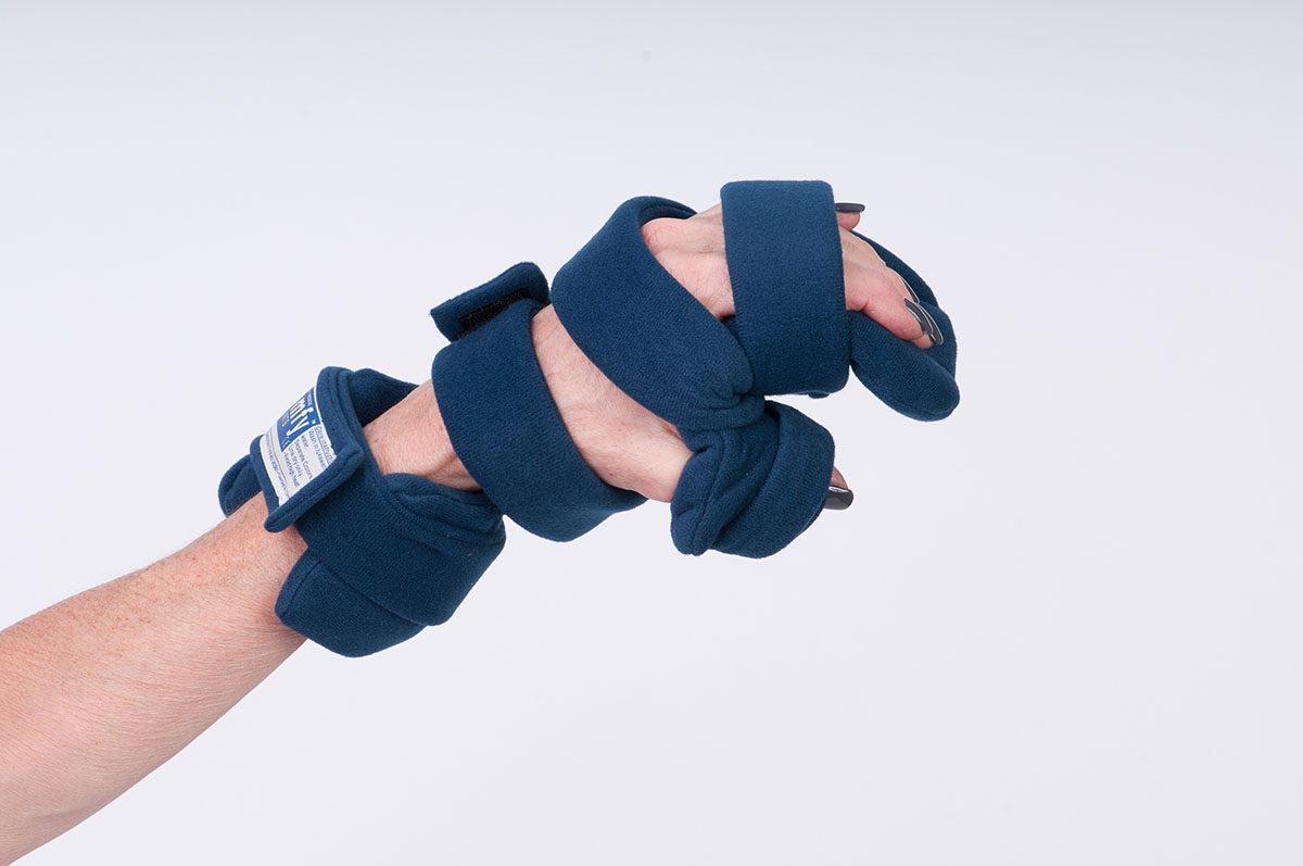 Comfy Splints Progressive Rest Hand w/ Five Straps (finger separator included) Adult Left
