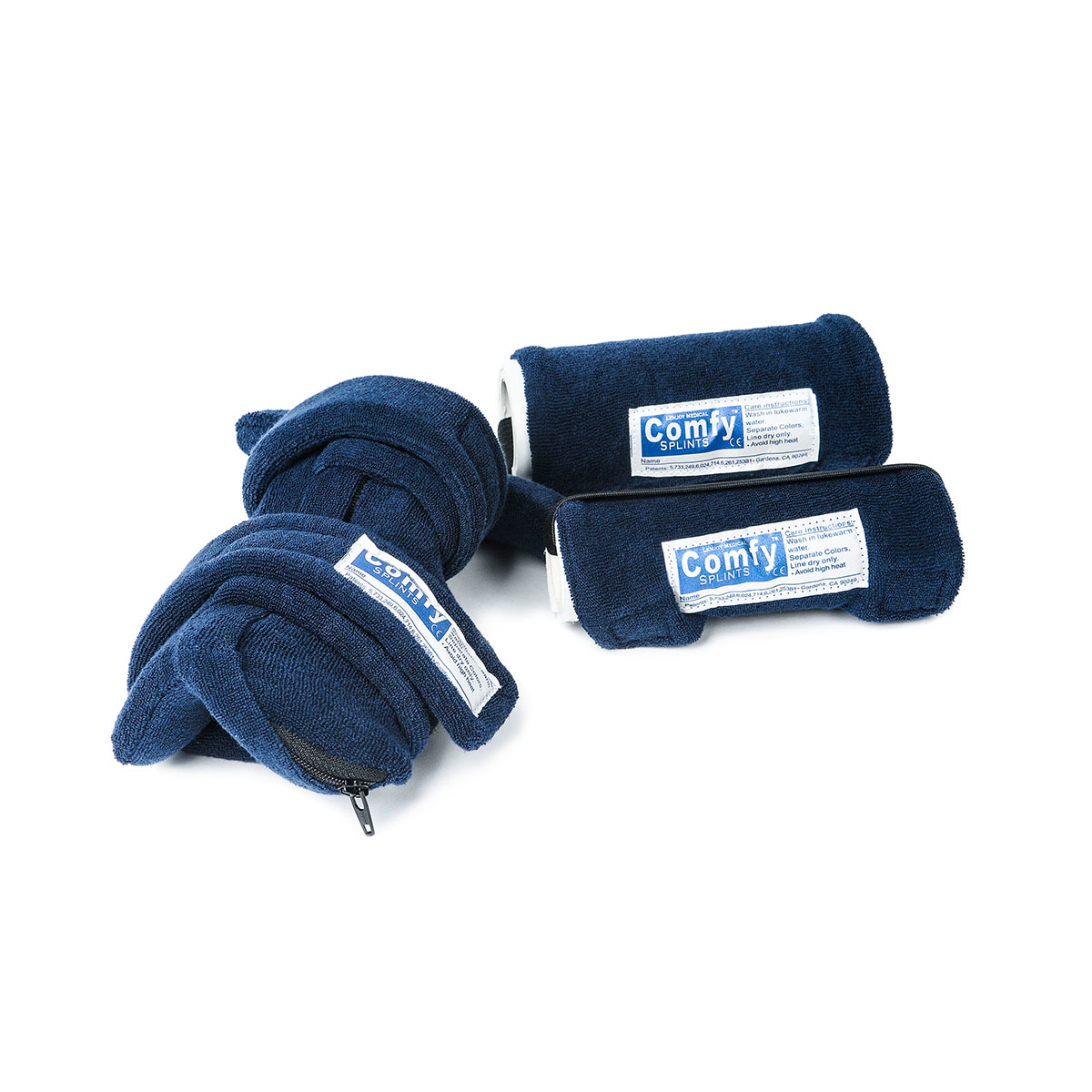 Comfy Splints Terrycloth Comfy Finger Extender Adult Medium Navy Blue