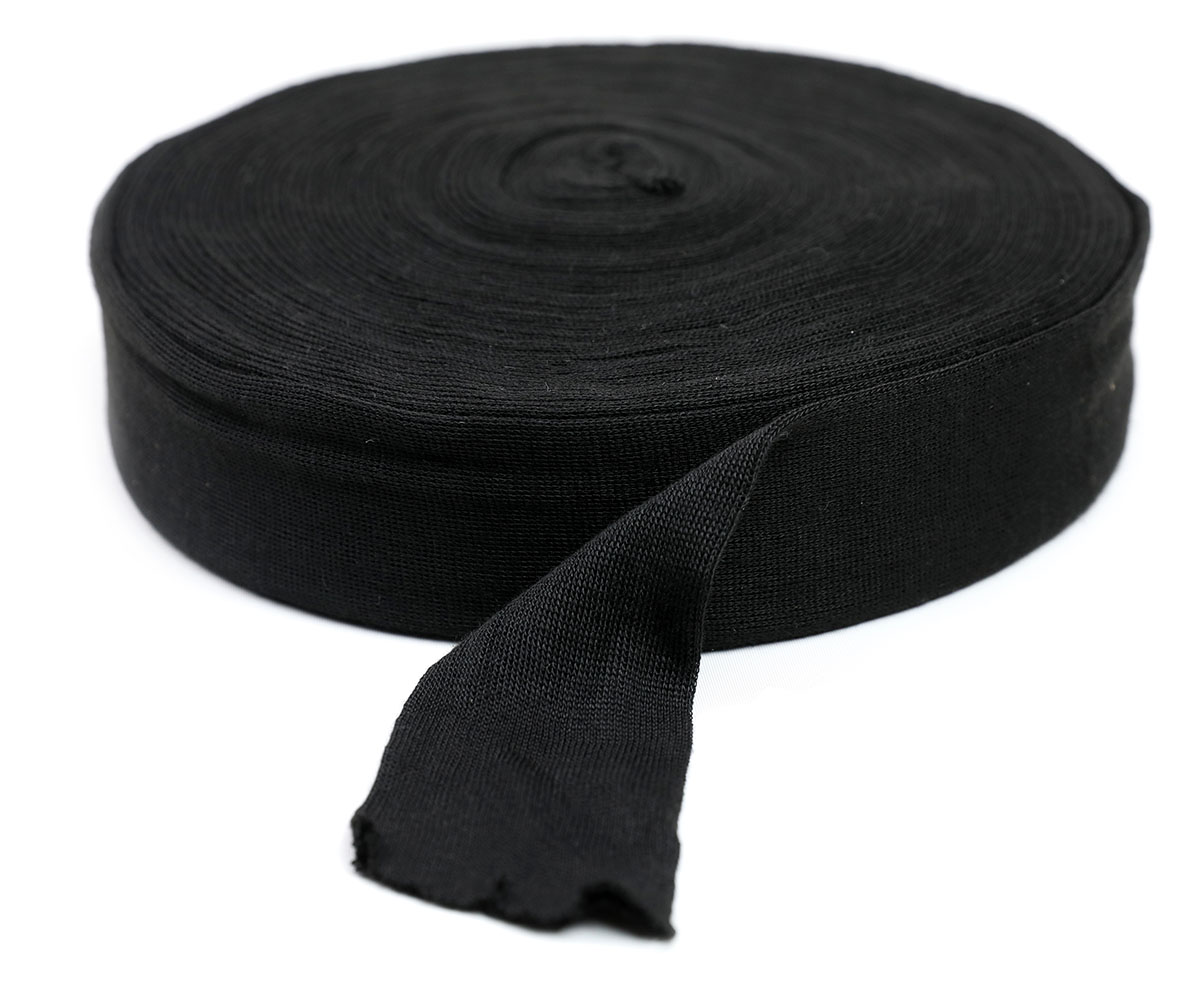 CanDo Black Polyester Stockinette - 2 x 25 yard