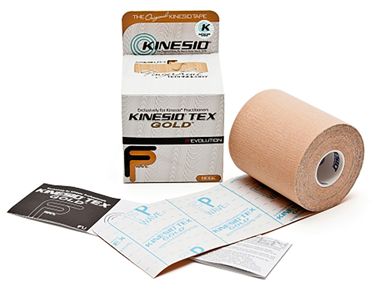Kinesio Tape Tex Gold FP 3 x 5.5 yds Beige 4 Rolls