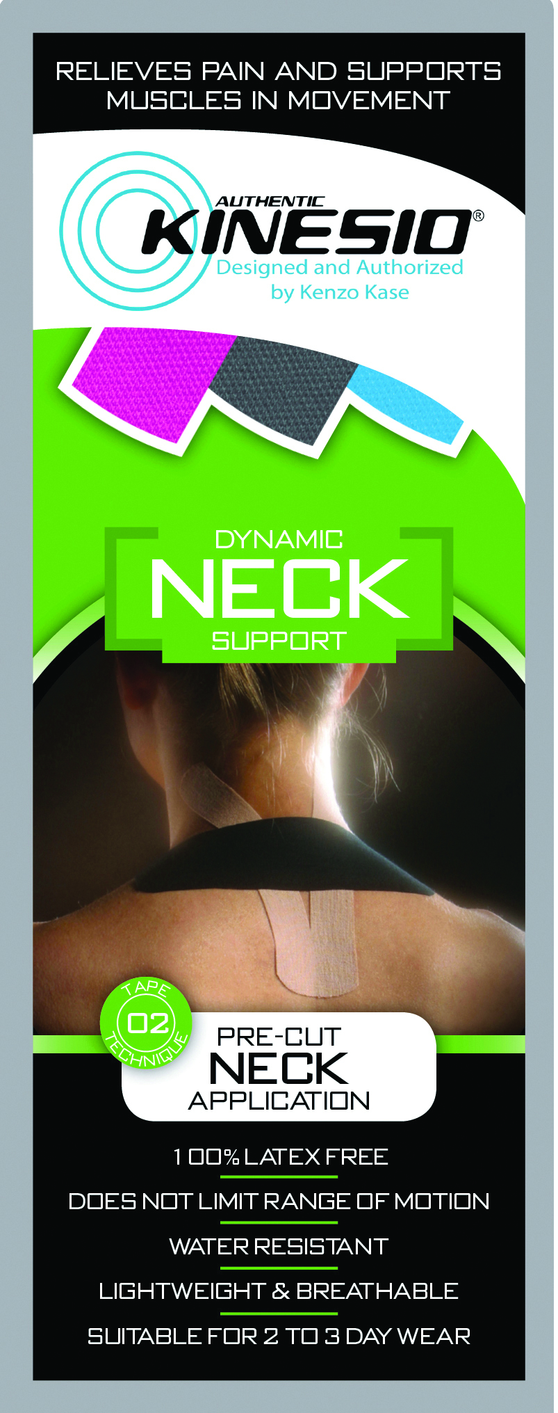 Kinesio Tape pre-cuts neck 20/case