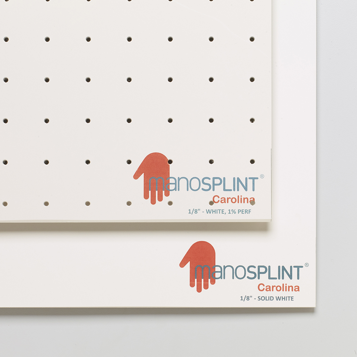 Manosplint Carolina 1/8 x 24 x 36 Solid White 1 sheet